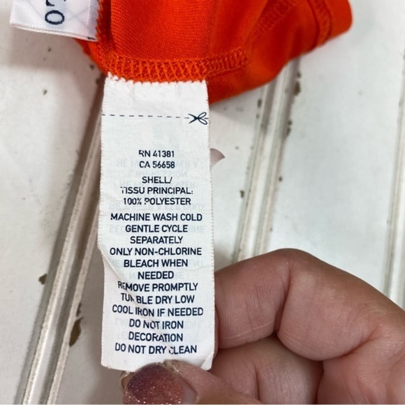 Polo 67 Ralph Lauren Shirt Mens M Orange Performance Long Sleeve Active - Picture 6 of 12